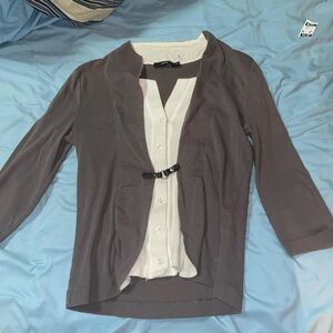 Cute double layer y2k top